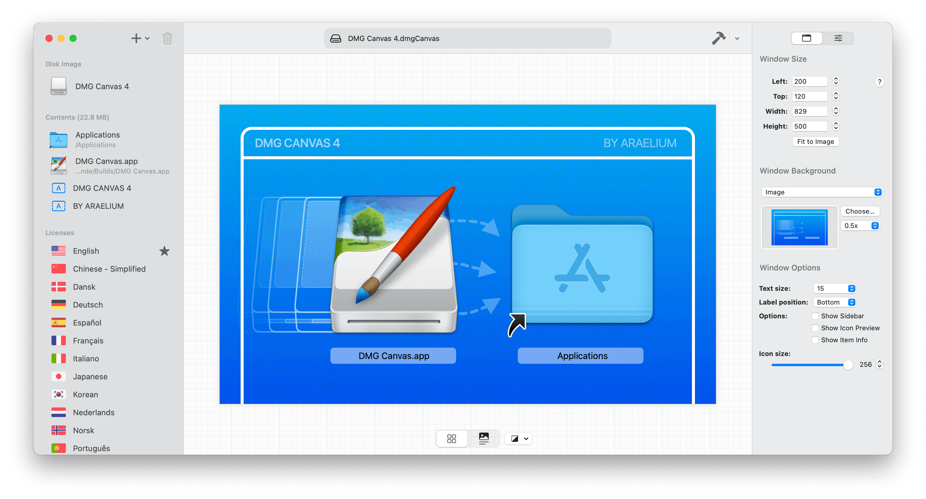 DMG Canvas Main User Interface DMG Canvas Main User Interface